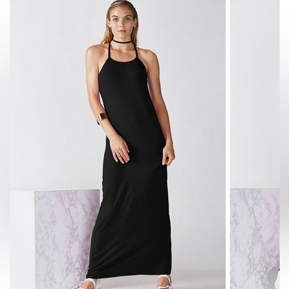 Fabletics Dresses & Skirts - Fabletics Neema Black Maxi Dress Size Medium